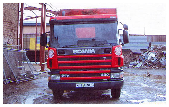 Scania Skip Loader Wagon
